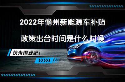 2022年儋州新能源車補貼政策出臺時間與新能源汽車充電信息化開發運營解析